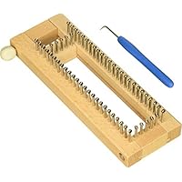 KB Sock Loom Adjustable Wood Knitting Board Kit w/DVD