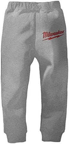 NLNLO Power Tool Logo Milwaukee Father's Day Gift Unisex Youth Casual Fashion Jogger Sweatpants Ash 2 Toddler
