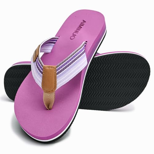 AIMINUO Women's Arch Support Flip Flops