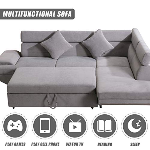 Sectional Sofa Sleeper Sofa Bed Futon Sofa Bed Sofas for Living Room