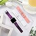 Maledan Bands Compatible for Fitbit Versa/Versa 2/Lite/SE, Classic Replacement Soft Watch Bands for Fitbit Versa Smartwatch, for Womens and Mens, Small, 3 Pack Plum/Peach/White