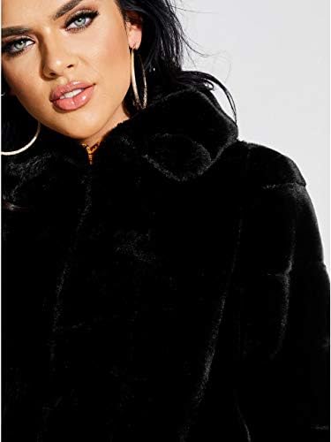 guess dessie faux fur jacket