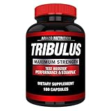 Tribulus Terrestris Extract Powder - Testosterone Booster with Estrogen Blocker - Arazo Nutrition USA - 180 Capsules