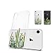 Unov Case Compatible with iPhone XR Case Clear with Design Slim Protective Soft TPU Bumper Embossed Pattern 6.1 Inch (Cactus Succulents)