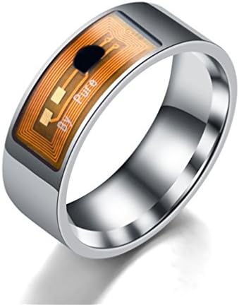 HKFV Unparalleled High Grade Gorgeous Design Style Smart Ring Decor Charming Smart Rings NFC Multifunctional Waterproof Intelligent Ring Smart Wear Finger Digital Ring