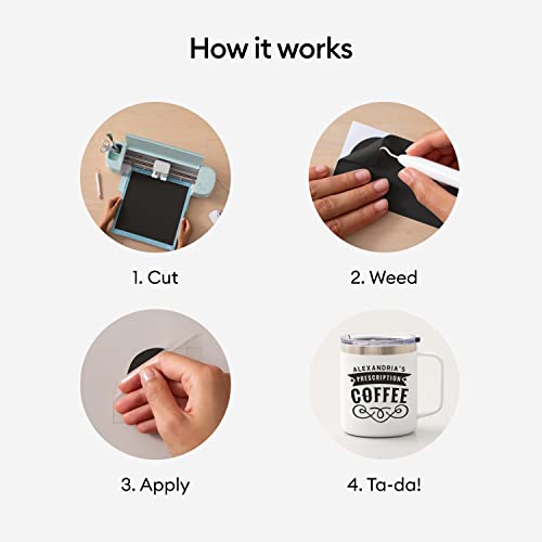 Cricut Premium Permanent Vinyl Roll (12 in x 30 ft), WeatherResistant