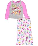 Shopkins Team Girls 2 Piece Fleece Pajama Set