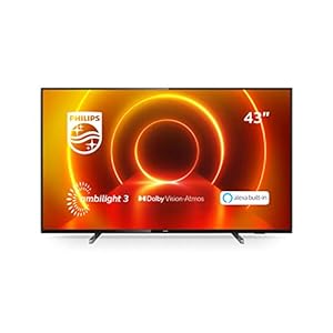 Philips Ambilight 43PUS7805/12 televisie, 108 cm (43 inch) led-tv (4K UHD, P5 Engine, Dolby Vision, Dolby Atmos, HDR 10…