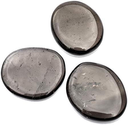 Smokey Quartz crystal palm stone - 40mm to 45mm healing crystals therapy stones