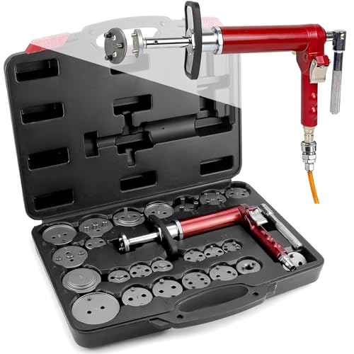 Ayolofei 24 TLG Universal Brake Piston Piston Reset Set with Case for Rotating and Pressing Brake Pistons on Different Cars, Suitable for Most