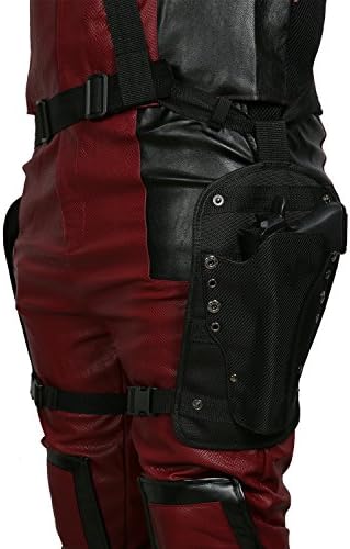 Hotwinds X Cosplay Men DP Belt with Metal Buckle & 6 Pockets Halloween Costume