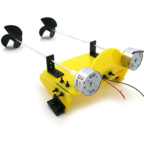 Qiyun DIY Boat Kit DIY Scientific Toy Assembly Remote-controlled Plastic Ship Accessory for Teenager Adult Christmas Gift