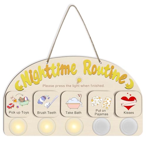 Mua AINBIN Bedtime Routine Chart for Toddlers, Visual Schedule Chore ...