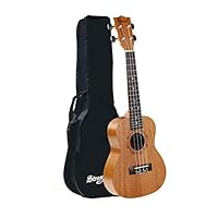 Concert Ukulele 23 Inch Mahogany Ukulele Starter Kit for Beginners with Gig Bag for Kids Children Student Adult