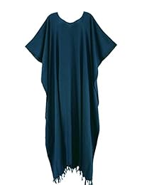Beautybatik Beach Caftan Kaftan Loungewear Maxi Long Dress Plus XL to 4X