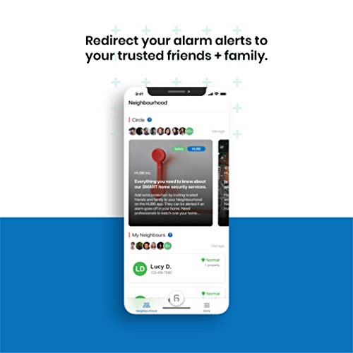 HUB6 Safe (Safe by HUB6) Smart Home Monitoring with No Monthly Fees