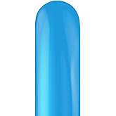 Tuf Tex Blue Latex Twisting Balloons, 260 Size, 50 Count, for Balloon Animals and Sculptures