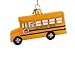 Noble Gems Kurt Adler 4-Inch Glass School Bus Ornament,Christmas