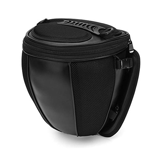 ixaer Motorcycle Backseat Saddle Tail Bags Bicycle Sports Waterproof Bike Cycling Basket Handle Bar Bag Back Seat Carry Bag Luggage Tail Bag (Black)