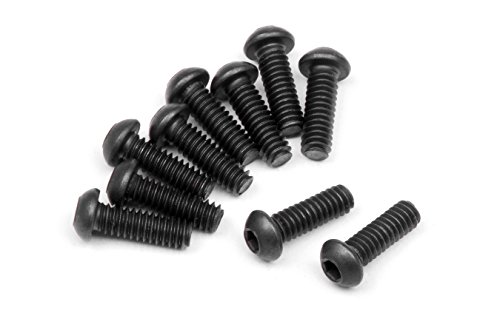 HOT BODIES 112795 Button Head Screw 2x5mm Hex Socket D413 (10)