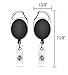 Heavy Duty Retractable Badge Holders (5 Pack) with Carabiner Reel Clip with 24