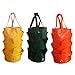 Strawberry Planter, 3 Pack 3 Gallon Strawberry Herb Gardening Grow Bag Planter with 16 Openings on The Side for Harvesting