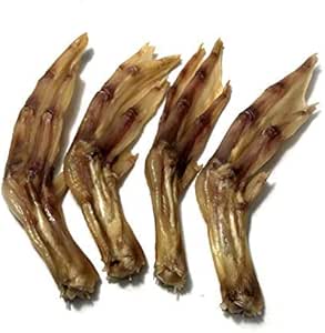 Amazon Com Sancho Lola S Dehydrated Duck Feet Dog Treats Made In Usa 18 Count Human Grade Chews Loaded With Collagen Glucosamine Chondroitin Raw Diet Approved Also See