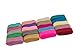 JLIKA 20 Yards Fold Over Elastic Stretch Foldover FOE Elastics for Hair Ties Headbands Variety Color Pack