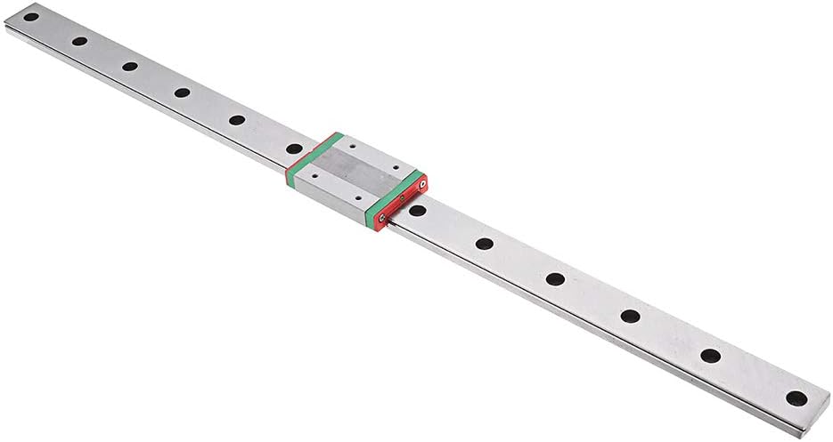 Hvlystory Machifit MGW12 500mm Linear Rail Guide with MGW12H Linear Sliding Guide Block CNC Parts