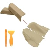 Dunhil Front Door Panel Armrest Cover Replace for 2009 2010 2011 2012 2013 Pilot Leather Armrest with Door Clip Panel Trim Removal Tool (Beige)