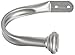 Amazon Basics Decorative Curtain Drapery Holdback, Set of 2, Silver Nickel