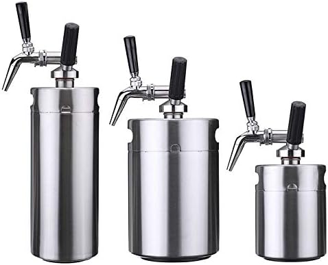 TOOLOOK Nitro Cold Brew Coffee Maker Mini Stainless Steel Keg Home Brew Coffee Cup System Kit (4L)