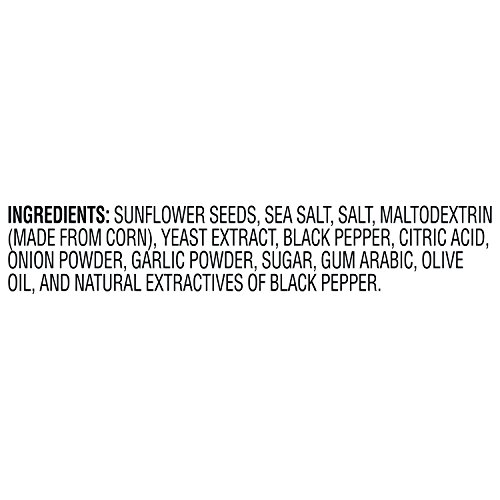 SPITZ SUNFLOWER SEEDS, CRACKED PEPPER, 6OZ BAG