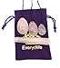 Everydlife Drilled Rose Crystal Quartz Jade Egg for Kegel Exercise, Set of 4 Yoni Eggs Weights and Massage Stick for Women