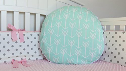 Arrow and Minky Newborn Lounger Pillow Cover - Infant Lounger Pillow Cover, Feeding Lounger Pillow Cover - Many colors - Blue, Mint, Black, Red, Gray, Green, arrow