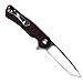 Kizer Cutlery Folding Pocket Knife Flipper Liner Lock Red G10 Handles Tactical Knife, Kizer Dukes Matt Cucchiara V3466A2