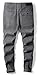 Plaid&Plain Men's Flannel Lined Jeans Fleece Lined Insulated Work Pants Slim Bootcut Jeans