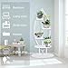 4 Tier Metal Plant Stand, Modern Multi-Layer Flower Holder Pot Display Utility Shelf Plant Storage Rack for Office, Livingroom and Garden (White)thumb 2