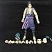 Siyushop Naruto Shippuden Sasuke Uchiha Action Figure (Itachi Battle) - Equipped with Weapons and Replaceable Hands - High 15CM