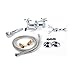 Mochiglory Vintage Brass Bathroom Handle Shower Combo 4.7