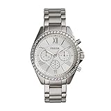 Fossil Women's Quartz Stainless-Steel Strap, Silver, 18 Casual Watch (Model: BQ1773)