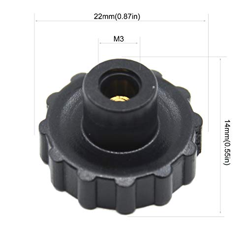 Befenybay 4PCS Upgraded Hand Twist Leveling Nut Diameter 22mm + 4PCS Hot Bed Spring + 4PCS M3X35mm Screws for 3D Printer ANYCUBIC Mega Hot Bed/Platform - Thumbnail 2