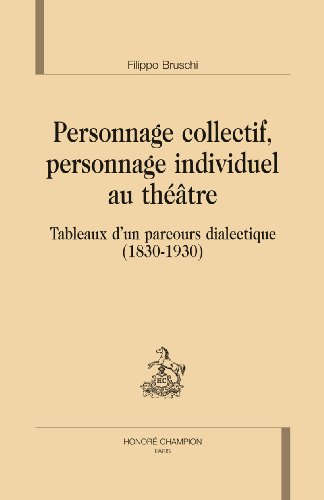 Personnage collectif, personnage individuel au théâtre