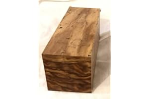 Exotic Wood Zone Sustainable Olivewood Turning Blank - 2"x 2"x 6" Kiln Dried Hardwood for Eco-Friendly Woodworking, Woodturning, Wood Lathe, Sustainable Wood, Woodcraft, DIY Projects
