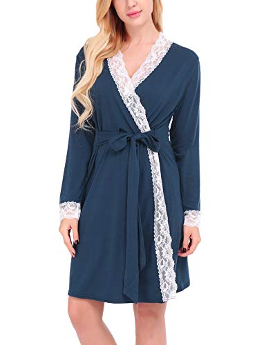 Dromild Womens Maternity Dress Lace Breastfeeding Tops Nursing Nightgown |  Desertcart Guyana