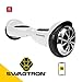 Swagtron 80668-5 T5 Entry Level Hoverboard for Kids and Young Adults; Optional Learning Mode (White)