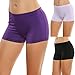 Ekouaer Brief Womens No Panty Line Hipster Underwear 3 Pack,Black/Purple/Light Purple,Small