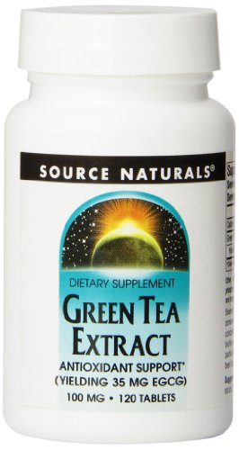 UPC 021078018506, Source Naturals Green Tea Extract, 100 Mg, 120 Tablets