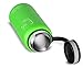 Swig Savvy’Stainless Steel Vacuum Insulated Water Bottle Wide Mouth 32 oz Capacity Double Wall Design 100% Leak & Sweat Proof - Includes water bottles Pouch & Coffee Lid (Light Green)