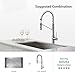 Kraus KPF-2630CH Modern Mateo Single Lever Commercial Style Kitchen Faucet, Chrome